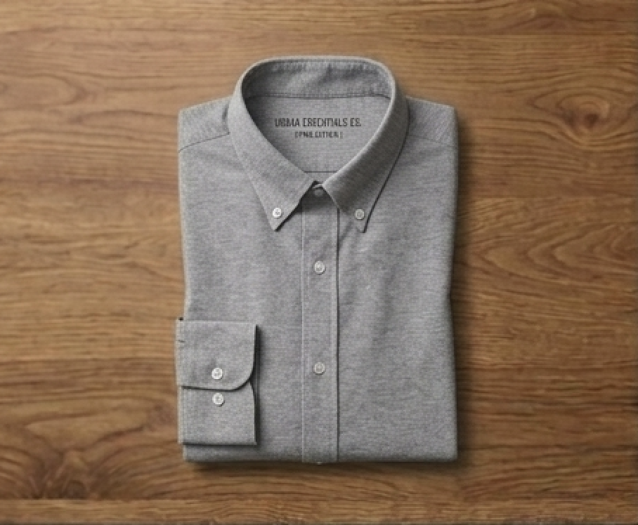 Grey Plain Shirt